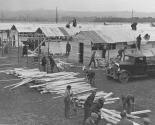 Construction du camp de bram 1939  photographe rougé