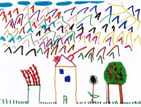 Dessin d'enfant reçu au CMPP.