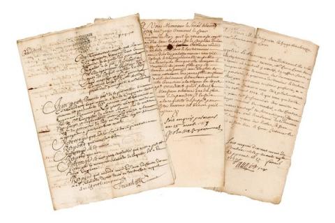 Documents d'archives judiciaires